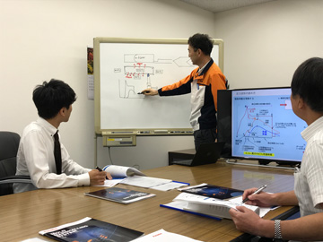 フタバセンシングスクール 座学講義風景