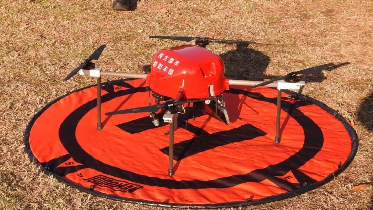 災害対応ドローン機体の写真